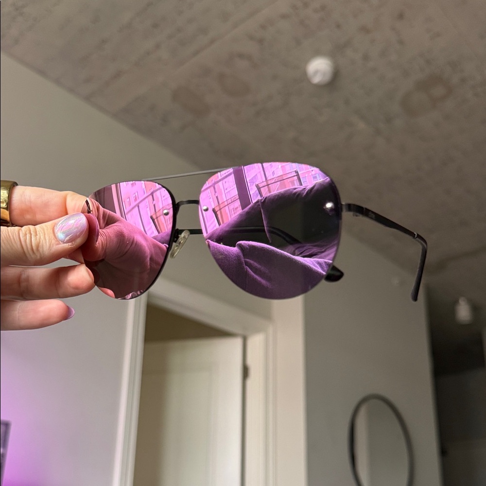 Dime Women's Pink Sunglasses - Picture 6 of 6
